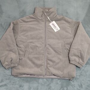Kids Gray Corduroy Jacket